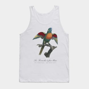 La Perruche a Face Bleue Parakeet - Jacques Barraband 19th century Illustration Tank Top